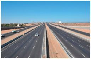 Upgrading of Cairo-Alexandria-Matrouh Desert Road (440 Km, 12 lanes, 19 bridges) to Freeway Standard, Iberensa/Hamza Associates - GARBLT - EGYPT